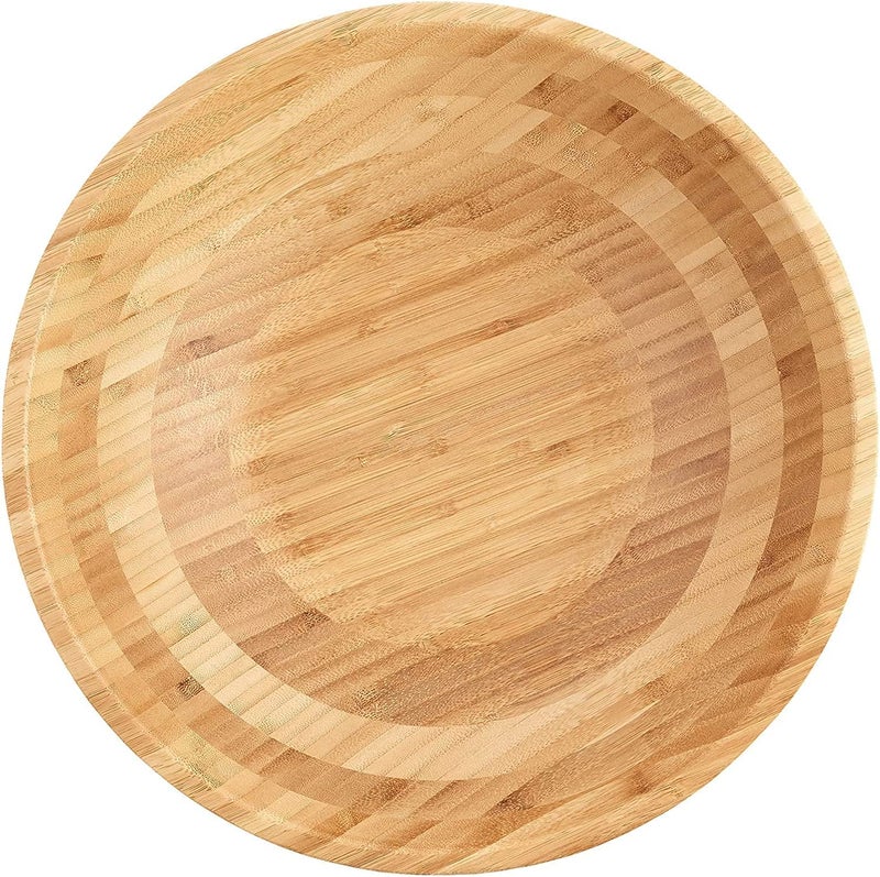 Lipper International Bamboo Salad Bowl with Salad Servers - Image 5